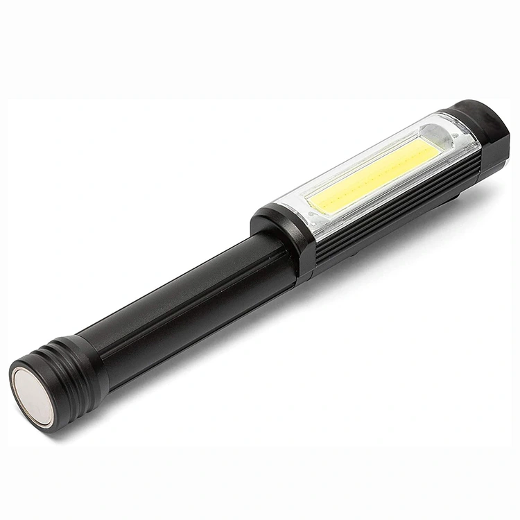COB Flashlight With Magnet And Clip